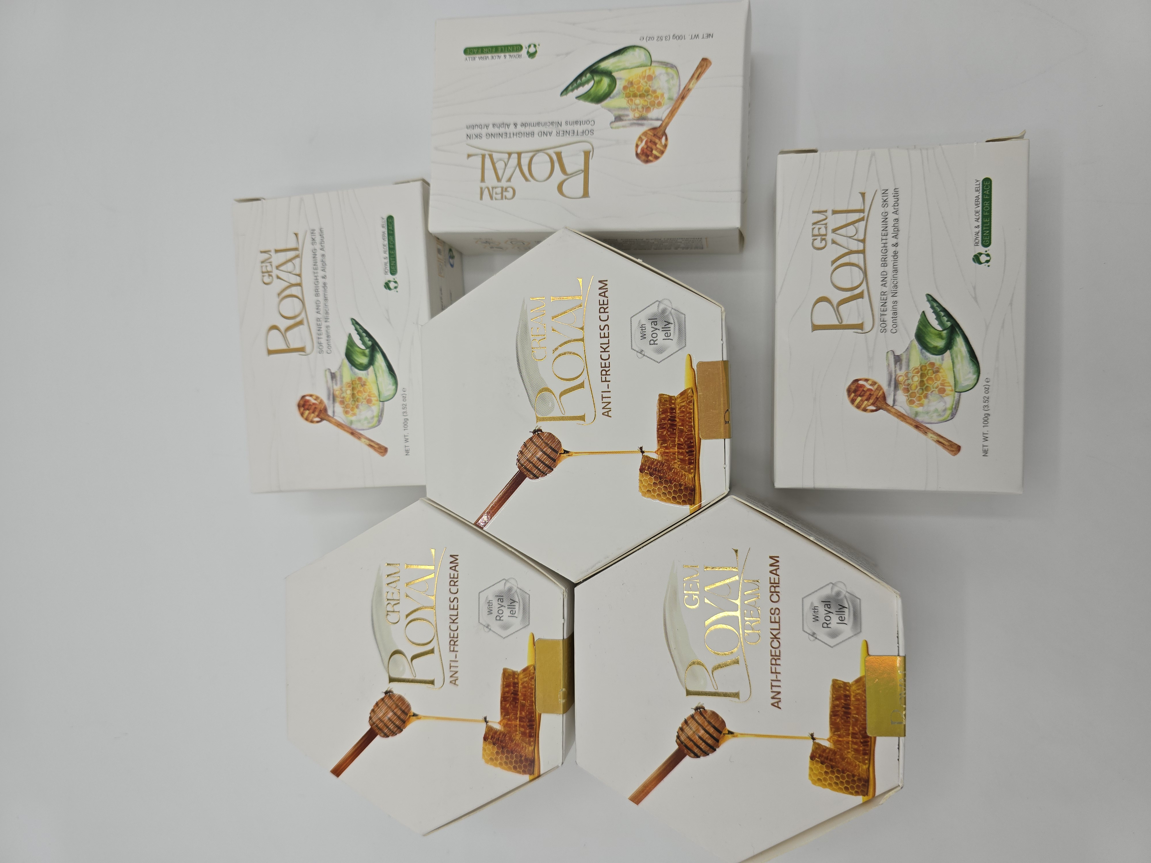 کرم ژل رویال ضد لک به همراه صابون