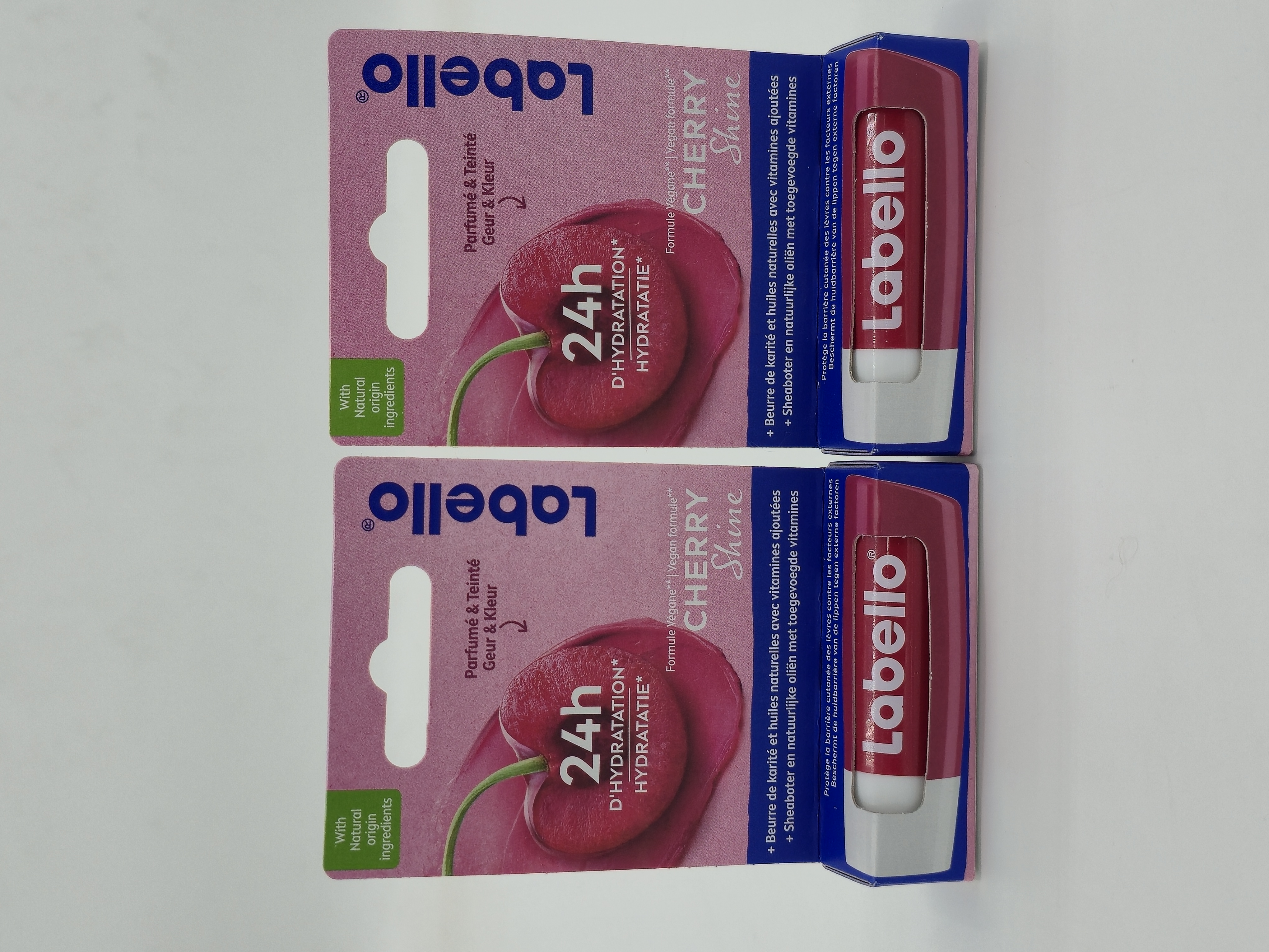 بالم لب مرطوب کننده لابلو اصلی مدل CHERRY SHINE با عصاره شی باتر ، بدون پاربن و فرمالدئید مناسب پوست حساس و خشک