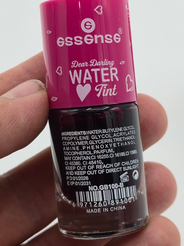 تینت لب کد 03 مدل water tint حجم ۱۵ میل