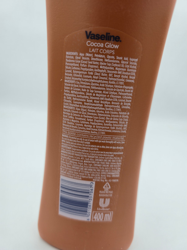 لوسیون بدن مدل cocoa Glow حجم ۴۰۰ میلی