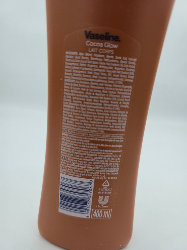 لوسیون بدن مدل cocoa Glow حجم ۴۰۰ میلی