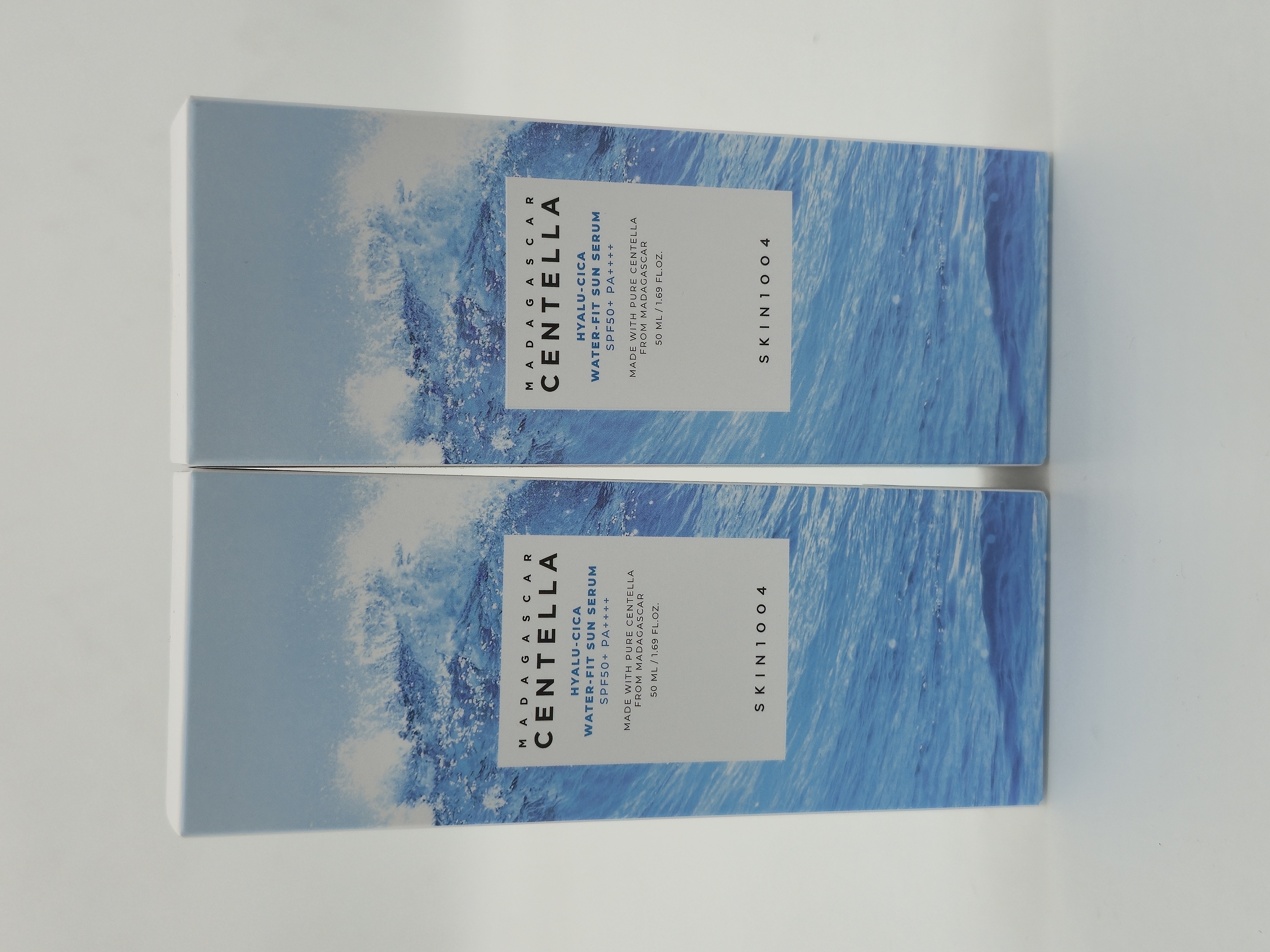 ضد آفتاب سنتلا skin 1004 بی رنگ‌spf50 اورجینال