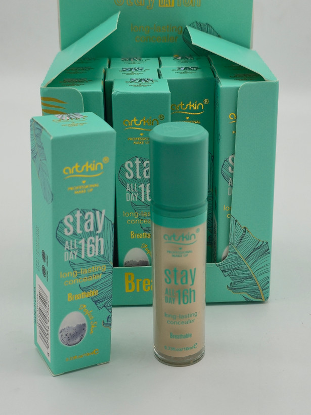 کانسیلر ۱۶ ساعته آرت اسکین مدل stay all day کد 02 پوشانندگی بالا فینیش طبیعی